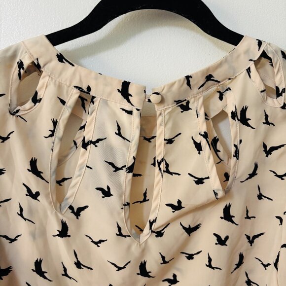 Moon Collection Bird Pattern Shirt - Picture 2 of 4